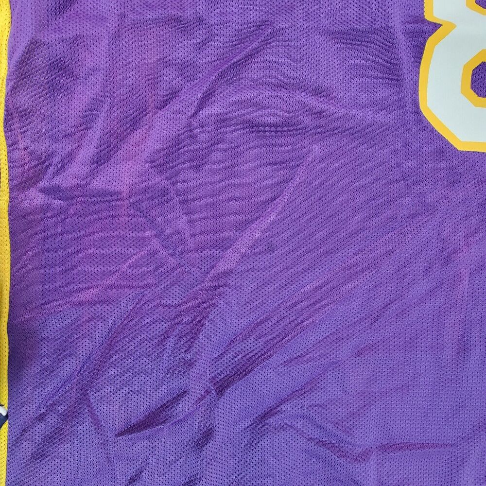 Vintage Kobe Bryant Los Angeles Lakers #8 Champion Jersey Purple 48 Rookie - Picture 5 of 11